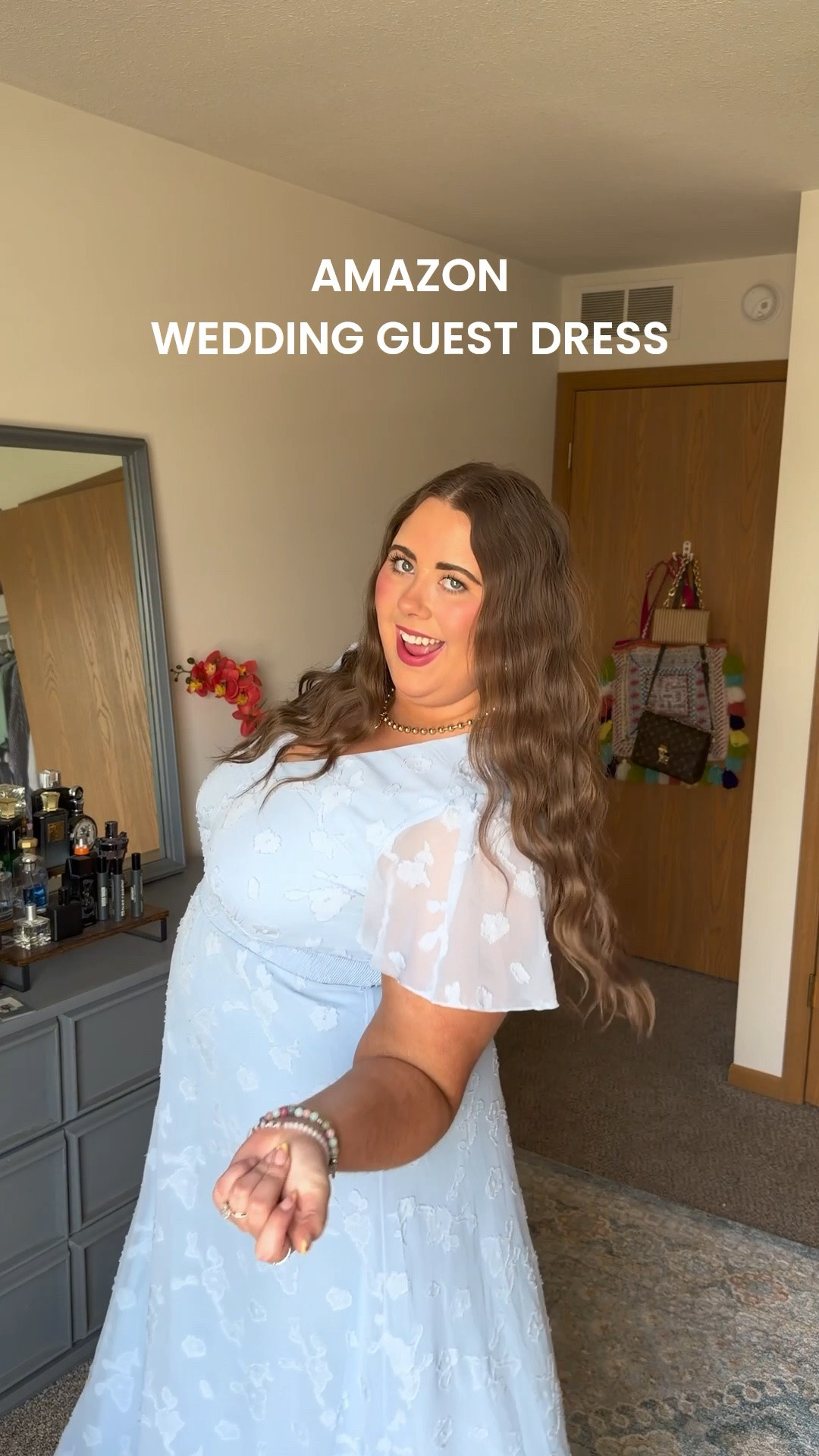 The perfect spring or summer wedding guest dress from Amazon ✨ it comes in so many colors! I’m wearing an XL and I’m 5’9.

#LTKMidsize #LTKWedding #LTKTall