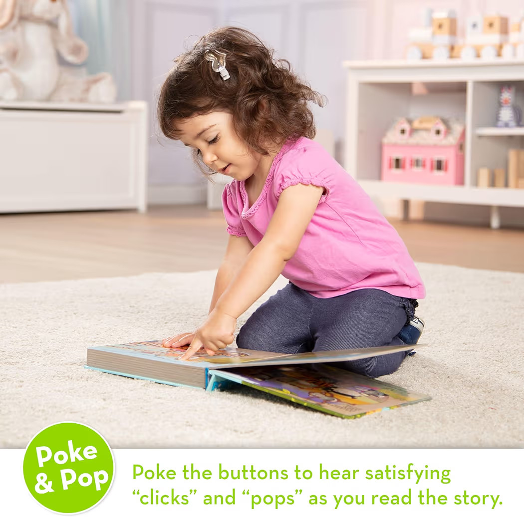 Melissa & Doug Children's Book - Poke-A-Dot: The Wheels on the Bus Wild Safari (Board Book with B... | Amazon (US)