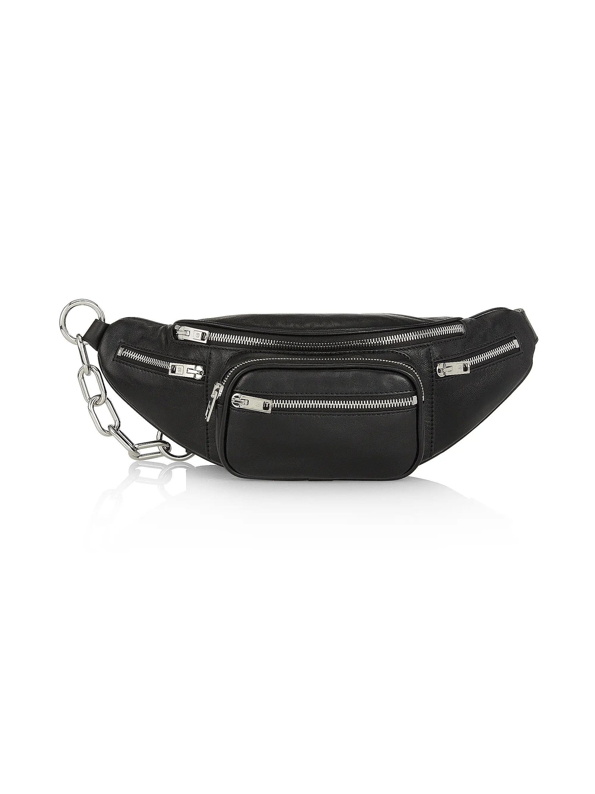 Attica Chain-Detailed Leather Belt Bag | Saks Fifth Avenue