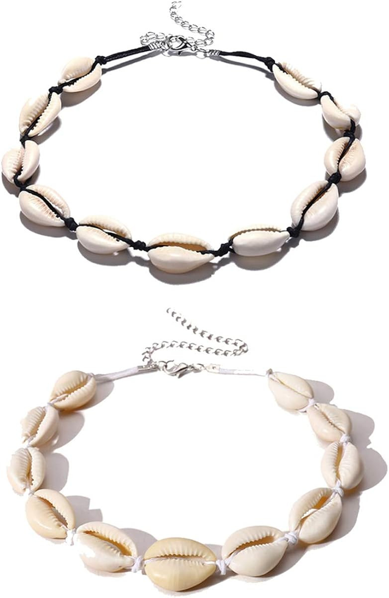 Meetlight Natural Shell Choker Necklaces Women Adjustable Handmade Hawaii Necklace Jewelry Set Gi... | Amazon (UK)