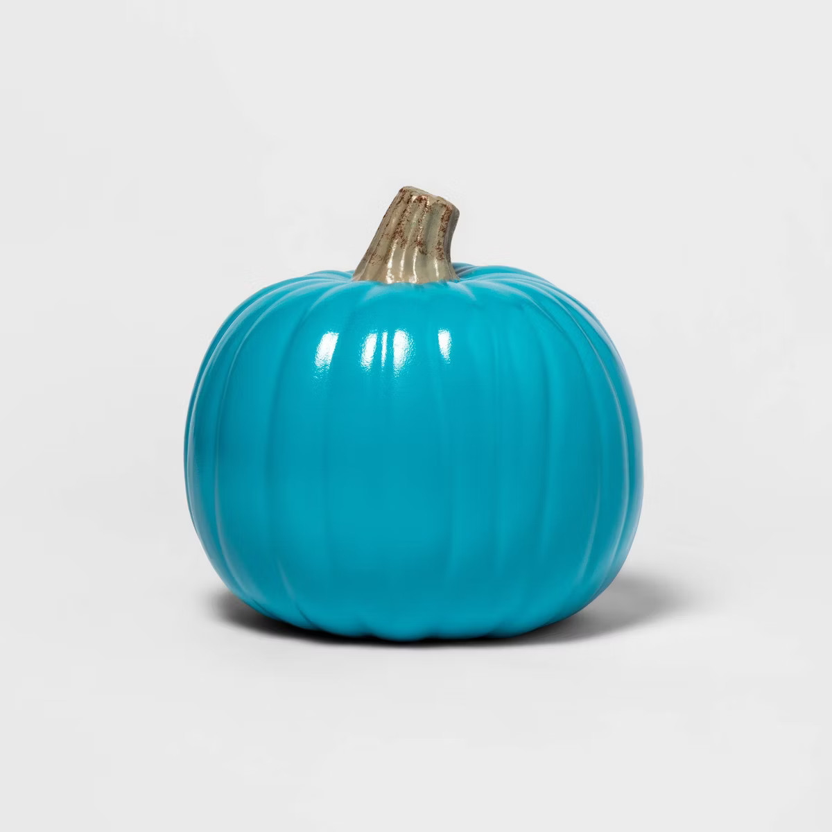 9" Carvable Faux Halloween Pumpkin Teal  - Hyde & EEK! Boutique™ | Target