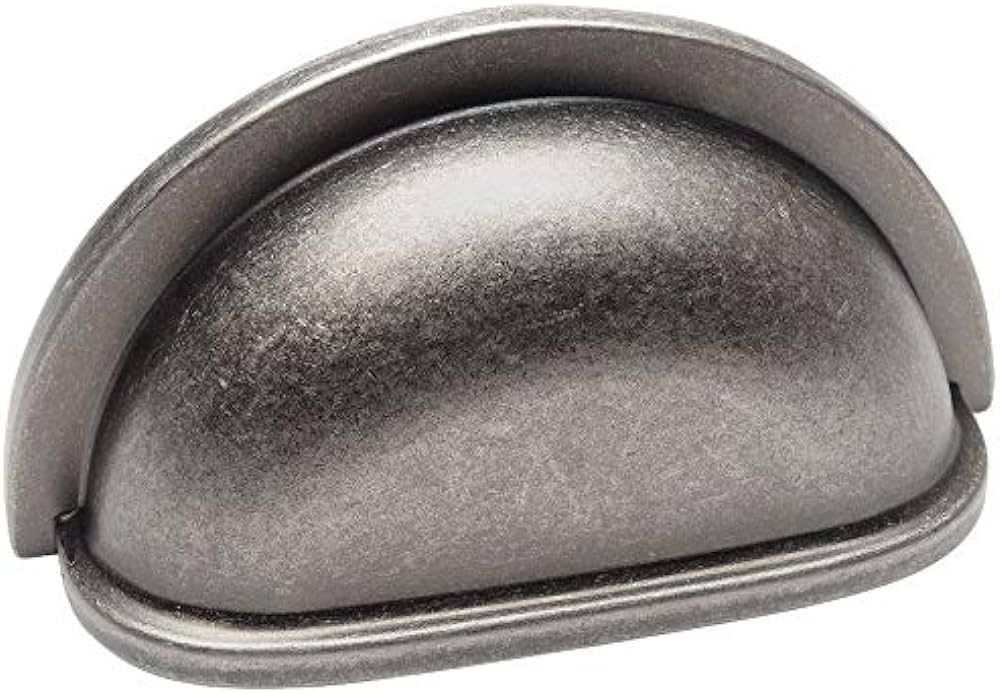 Cosmas 10 Pack 4310WN Weathered Nickel Cabinet Hardware Bin Cup Drawer Handle Pull - 3" Inch (76m... | Amazon (US)