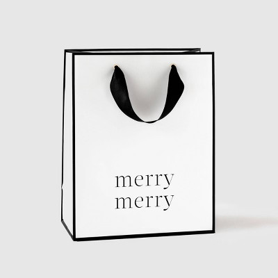 Black and White Merry Merry Cub Bag - Sugar Paper + Target | Target