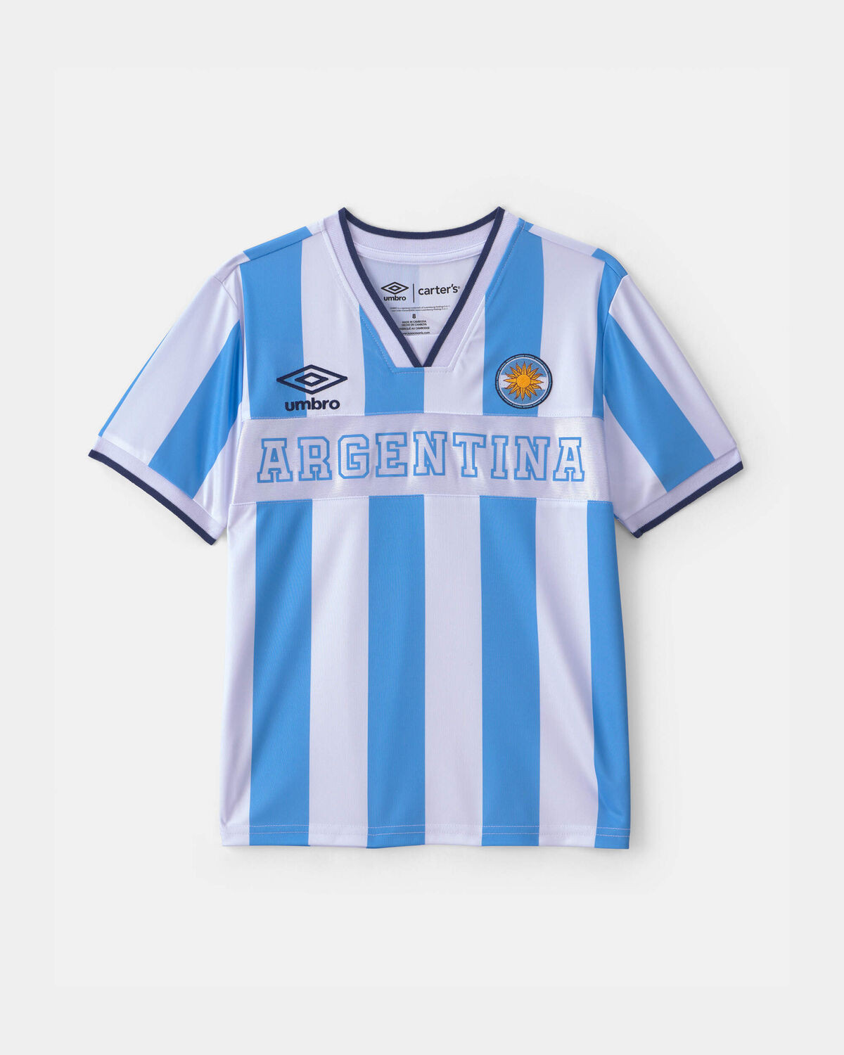 Kids Umbro Argentina Soccer Jersey - Light Blue/White | Carter's | Carter's Inc