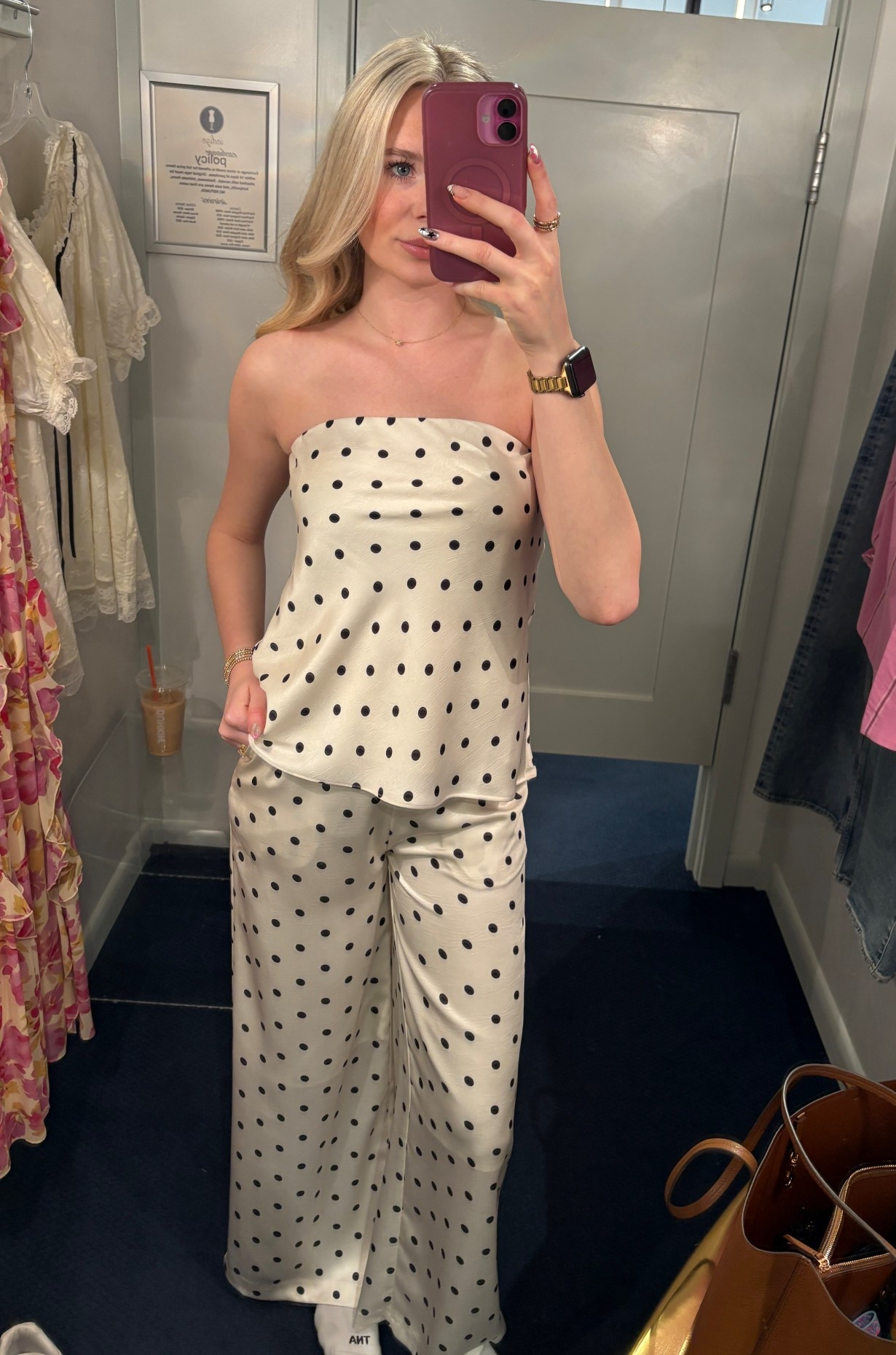 such a cute transition to spring fit! 🛍️✨🩷🌷 #spring 

#LTKootd #LTKgrwm #LTKSeasonal