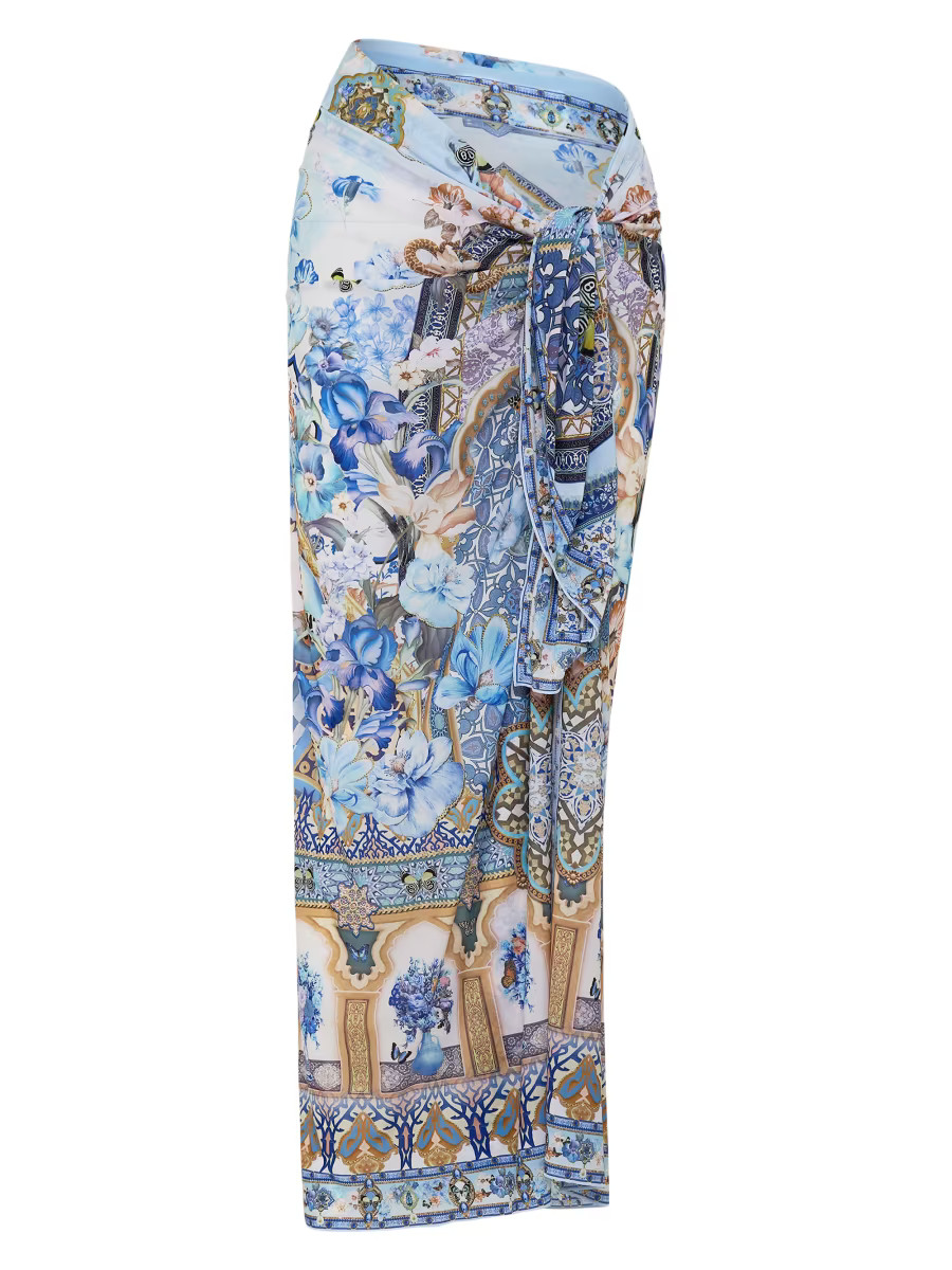 Al Manial Palace Memoirs Printed Sarong | Saks Fifth Avenue