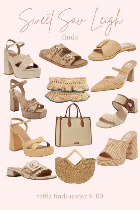 Raffia shoes and bags under $100 

#LTKstyletip #LTKSeasonal #LTKfindsunder100