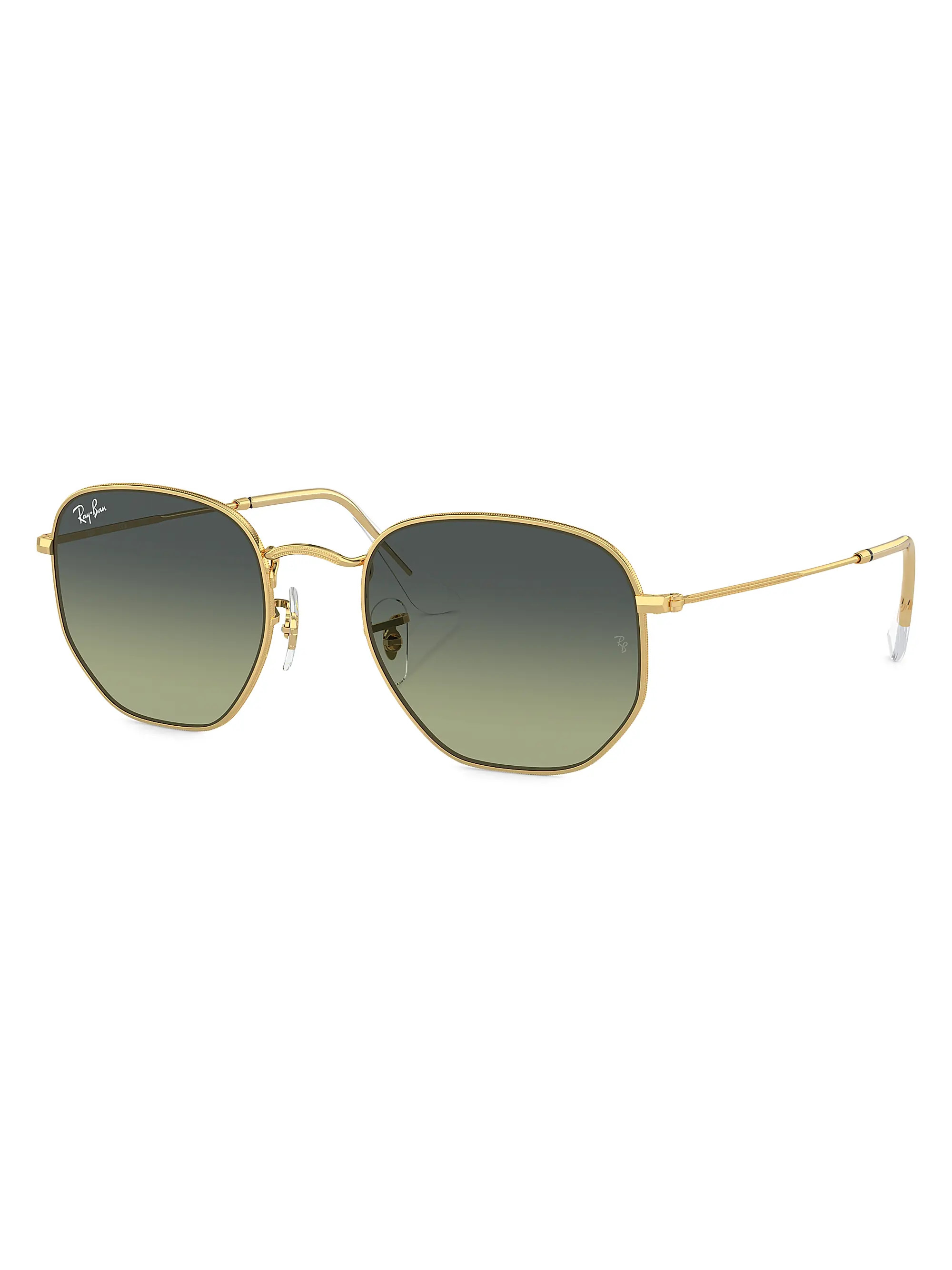 RB3548 51MM Hexagonal Sunglasses | Saks Fifth Avenue