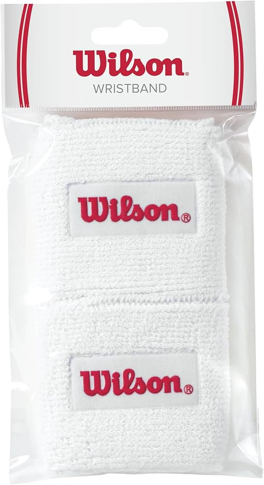 WILSON Wristbands, White | Amazon (US)