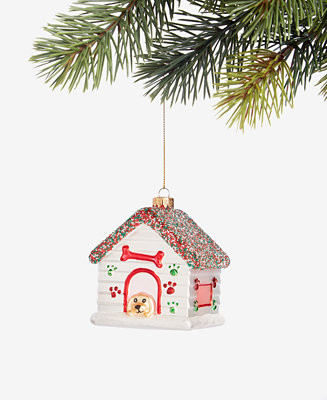 Holiday Lane Pets Dog House Ornament, Macy's Exclusive - Macy's | Macy's