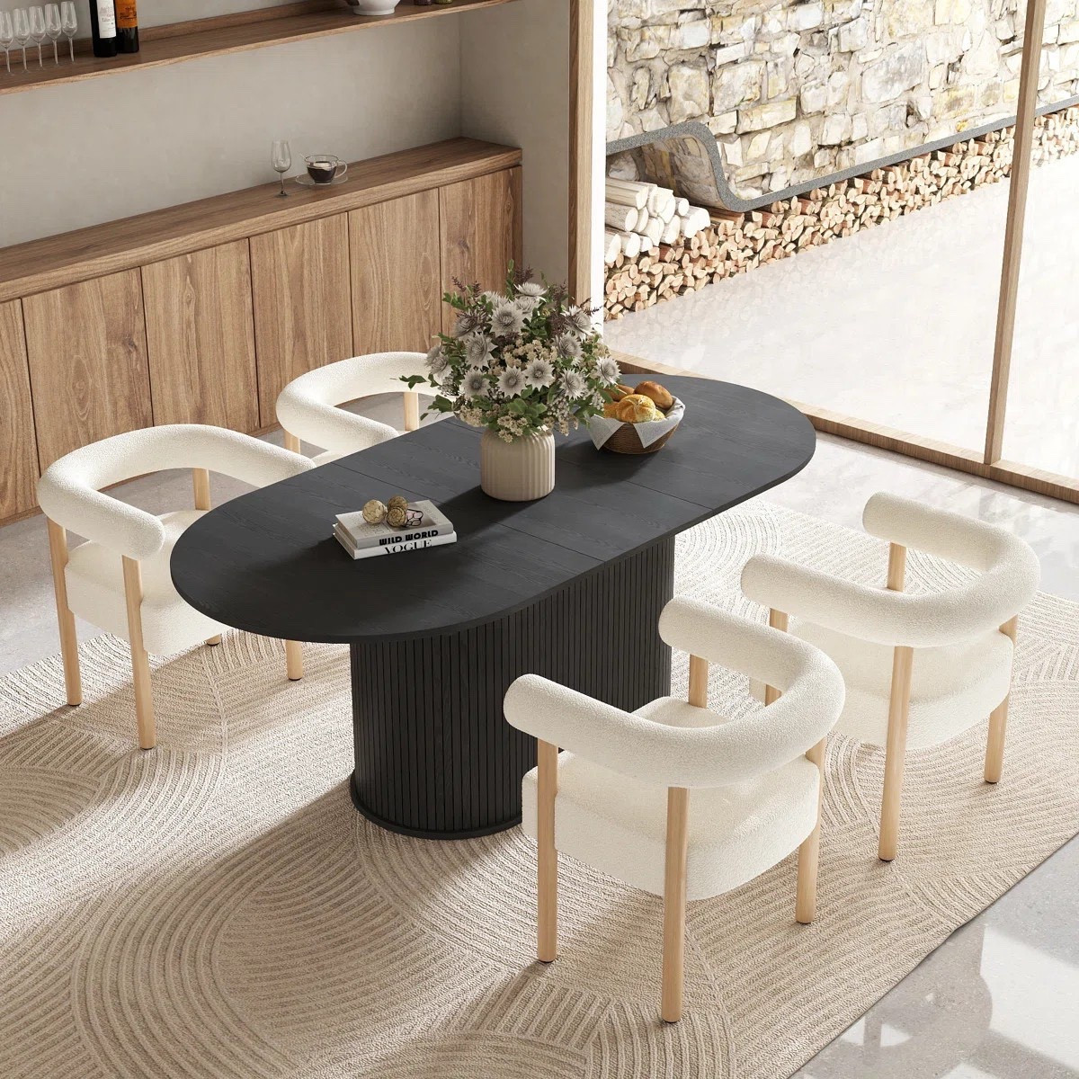 Designed for both quiet dinners and hosting moments — this extendable dining set with teddy fleece chairs brings comfort and versatility into the home. ON SALE and under $700.

Keywords: Modern dining table set, dining room set, dining table set, round dining table set, oval dining table set, glass dining table set, wood dining table set, extendable dining table, dining table set for 4-6, dining set with chairs, kitchen dining table set, modern dining set, small space dining, apartment dining set 


#LTKSaleAlert #LTKHome #LTKSeasonal