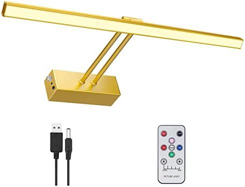 FUNCHDAY Picture Light, Remote Control Art Light with Brightness Dimmable, Timer Preset Picture L... | Amazon (US)