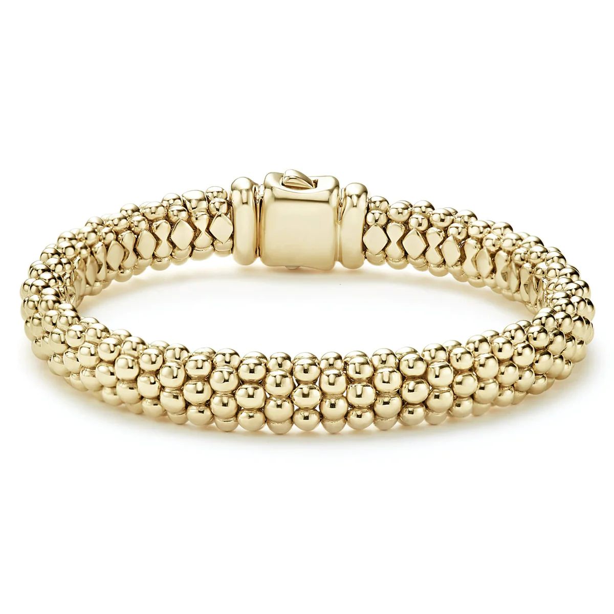 18K Gold Caviar Bracelet | 9mm | LAGOS