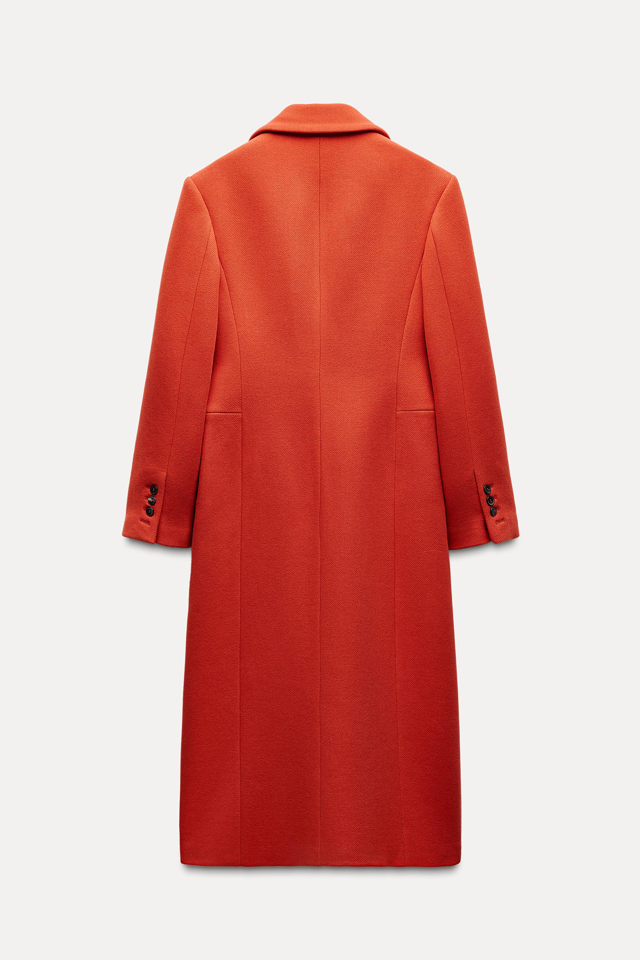 FITTED WOOL BLEND COAT ZW COLLECTION | Zara US