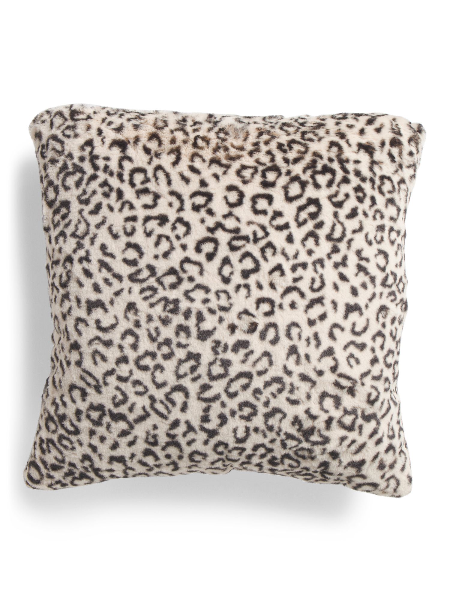 20x20 Faux Fur Animal Pattern Pillow | TJ Maxx