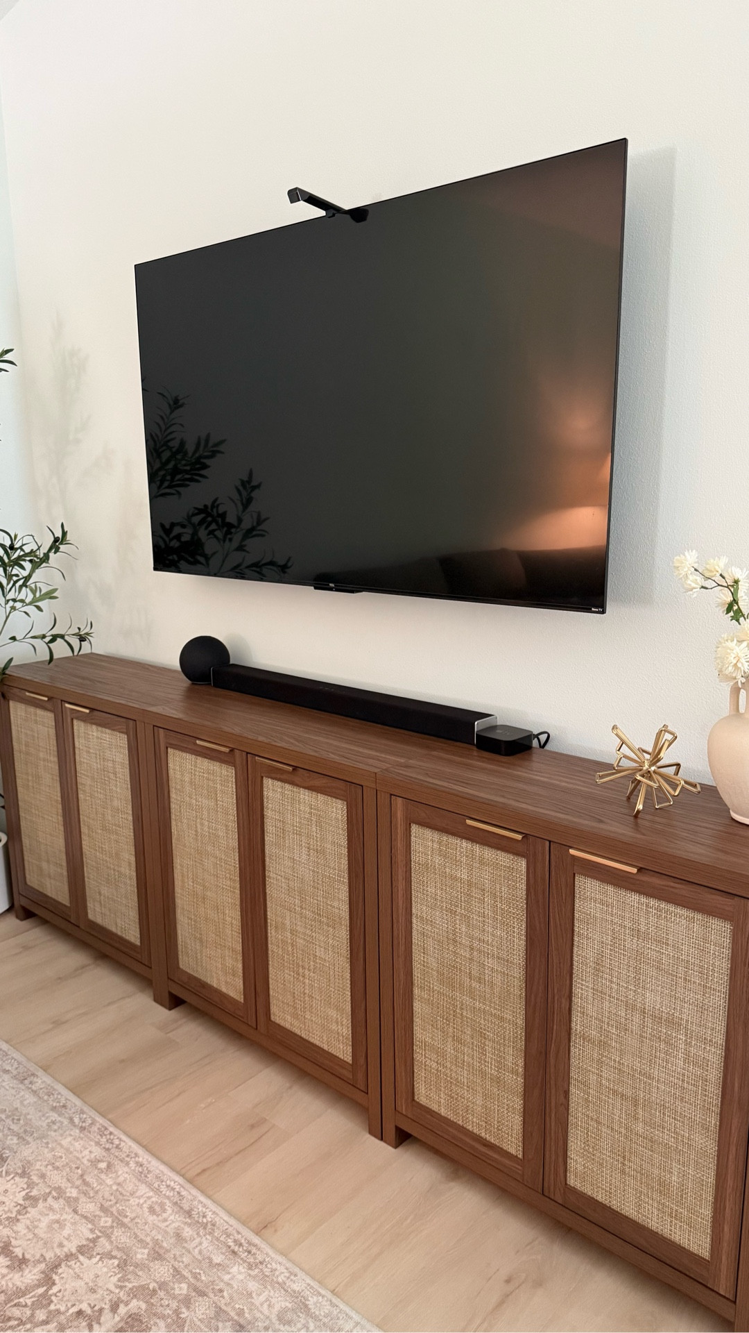 this TV console looks expensive… but it’s under $350 | Walmart find 🤎

#LTKHome #LTKSaleAlert