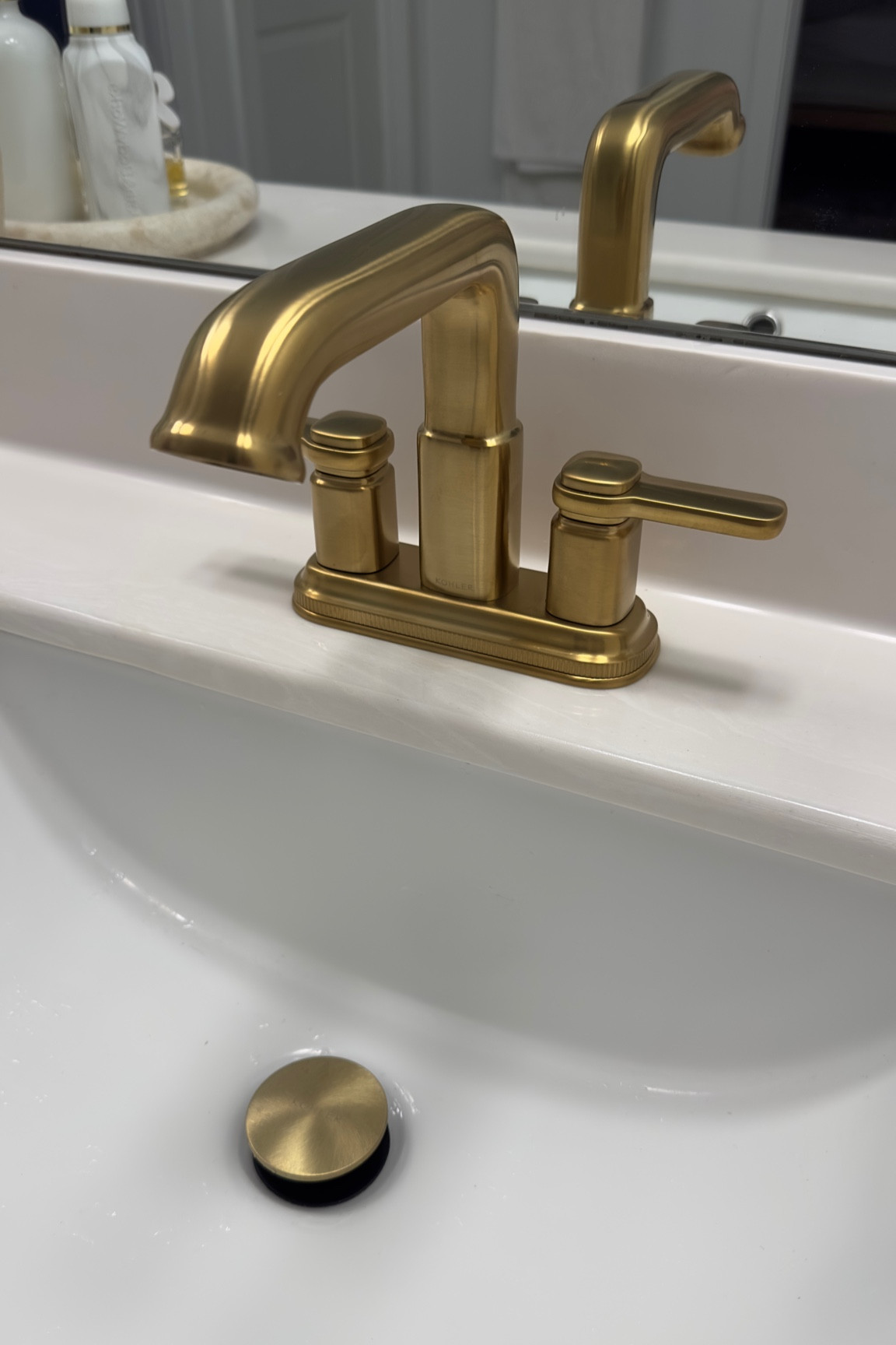 Kohler Faucet Brass 

#LTKhome #LTKstyletip