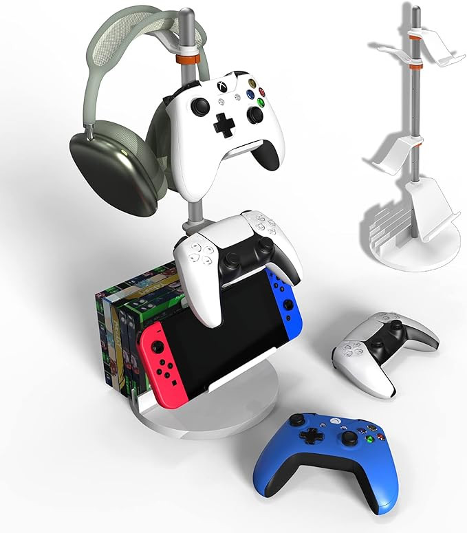 WEGASTU Headphone Stand,PS5 Controller Holder,Gaming Accessories Holder,CD Holder, ipad stand for He | Amazon (US)