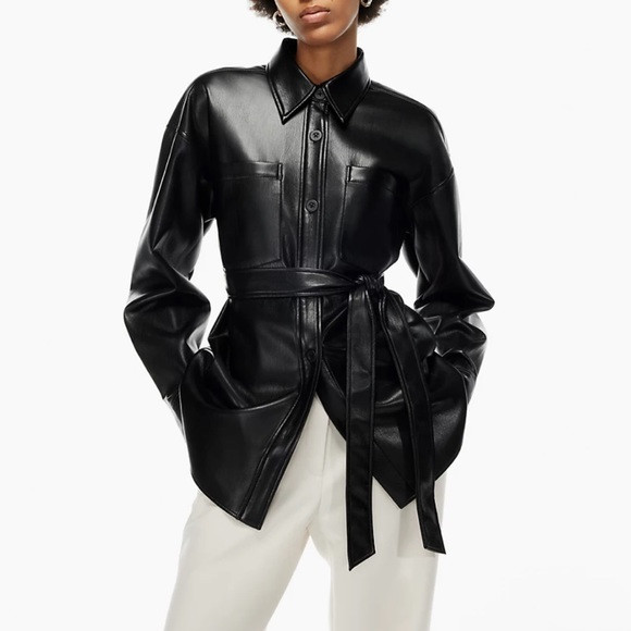 Aritzia Leather Jacket | Poshmark