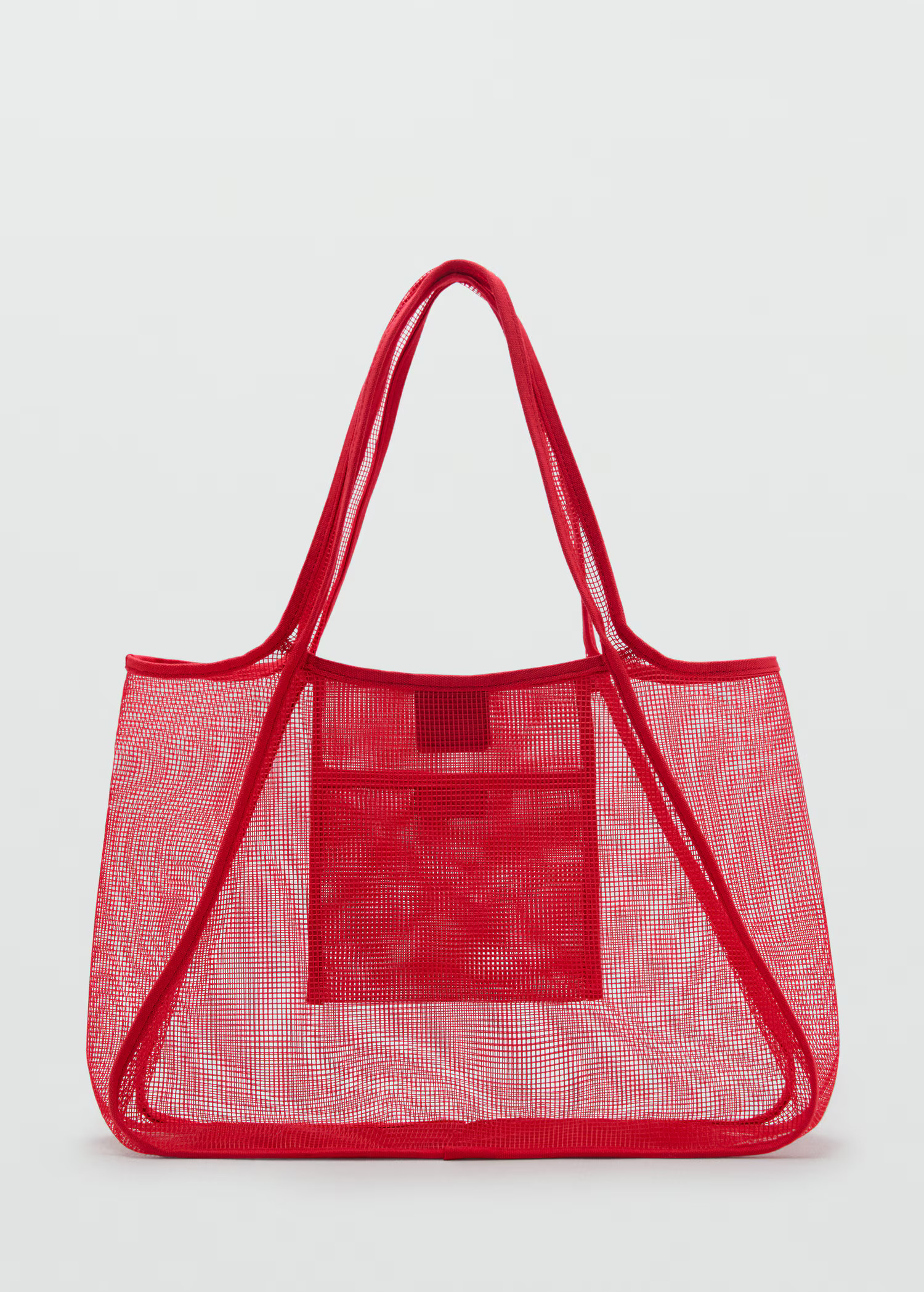 Shopper-Bag aus Mesh - Damen | MANGO Deutschland | Mango EU