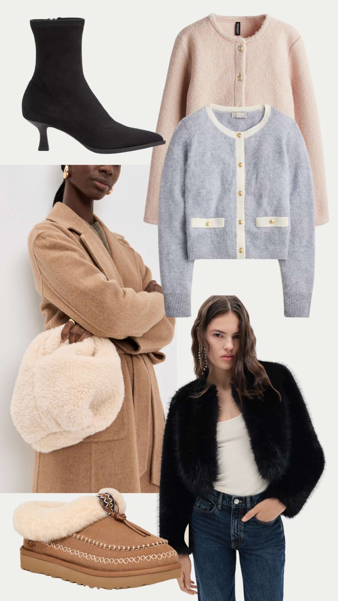 DSW Suede Booties // J.Crew Sweater // Faux Fur Bag // Winter Arrivals // H&M Favorites 

#LTKSeasonal #LTKShoeCrush #LTKHoliday