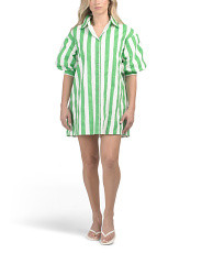 Big Stripe Mini Shirt Dress | Casual Dresses  | Marshalls | Marshalls