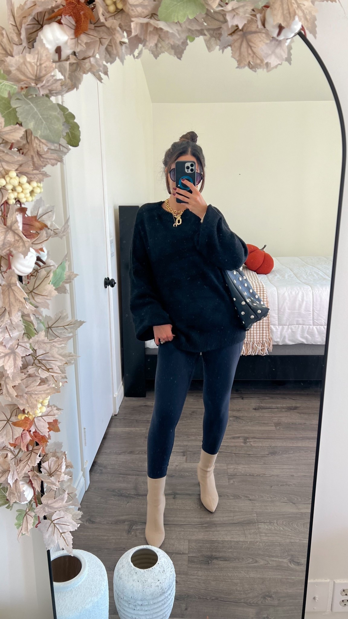 Classic black on black look for fall

#LTKFindsUnder50 #LTKStyleTip #LTKHoliday