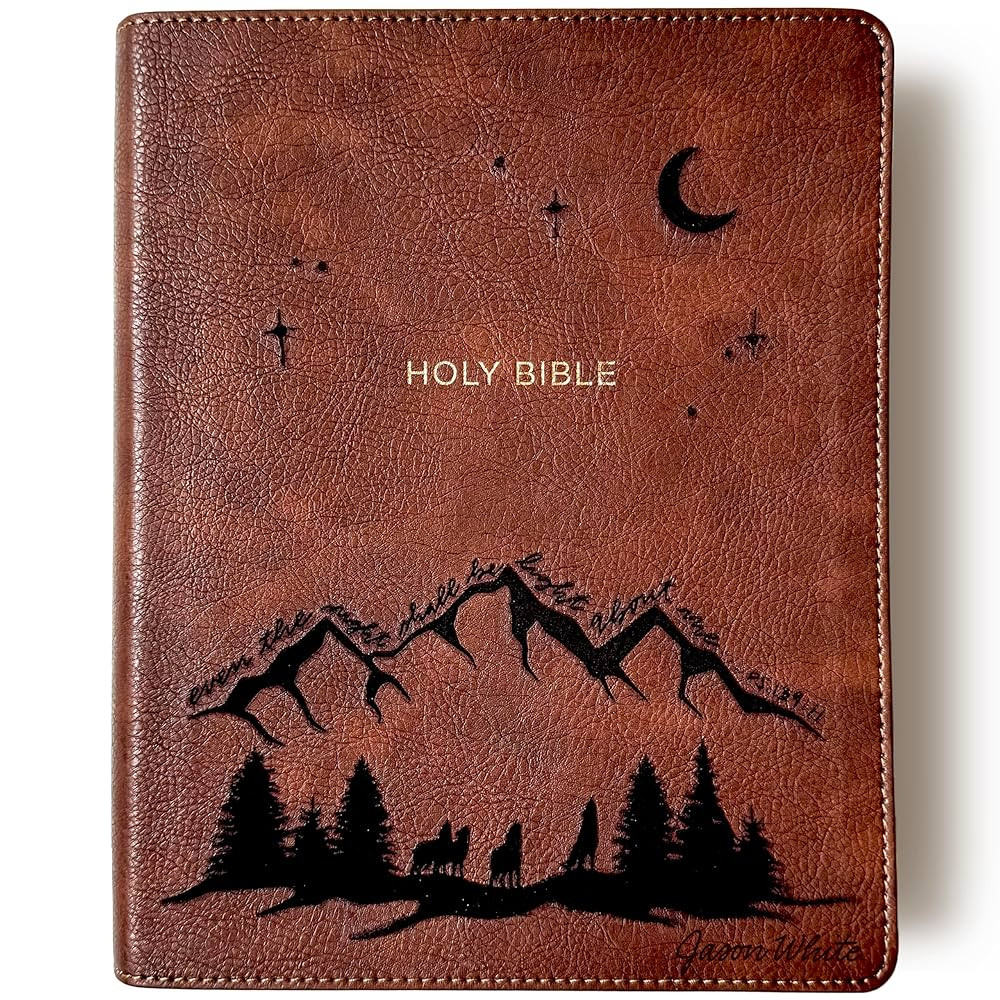 NKJV Journaling Bible: Featuring Hand Illustrated Design of a Pack of Wolves Howling at the Moon ... | Amazon (US)