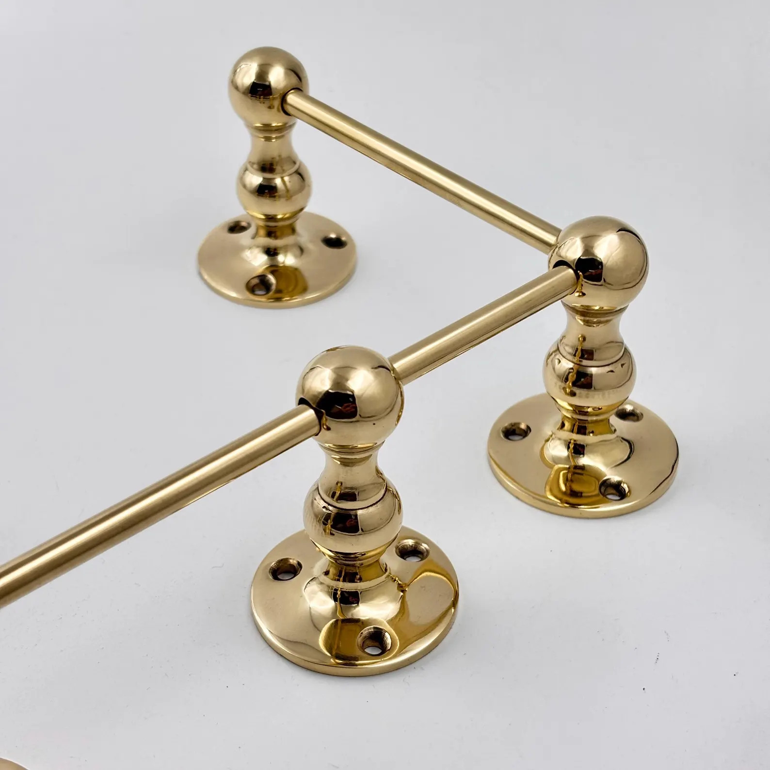 Unlacquered Polished Brass Gallery Rail  - Bookshelf Tipping Rail - Guard rail for shelves | Etsy (Global)