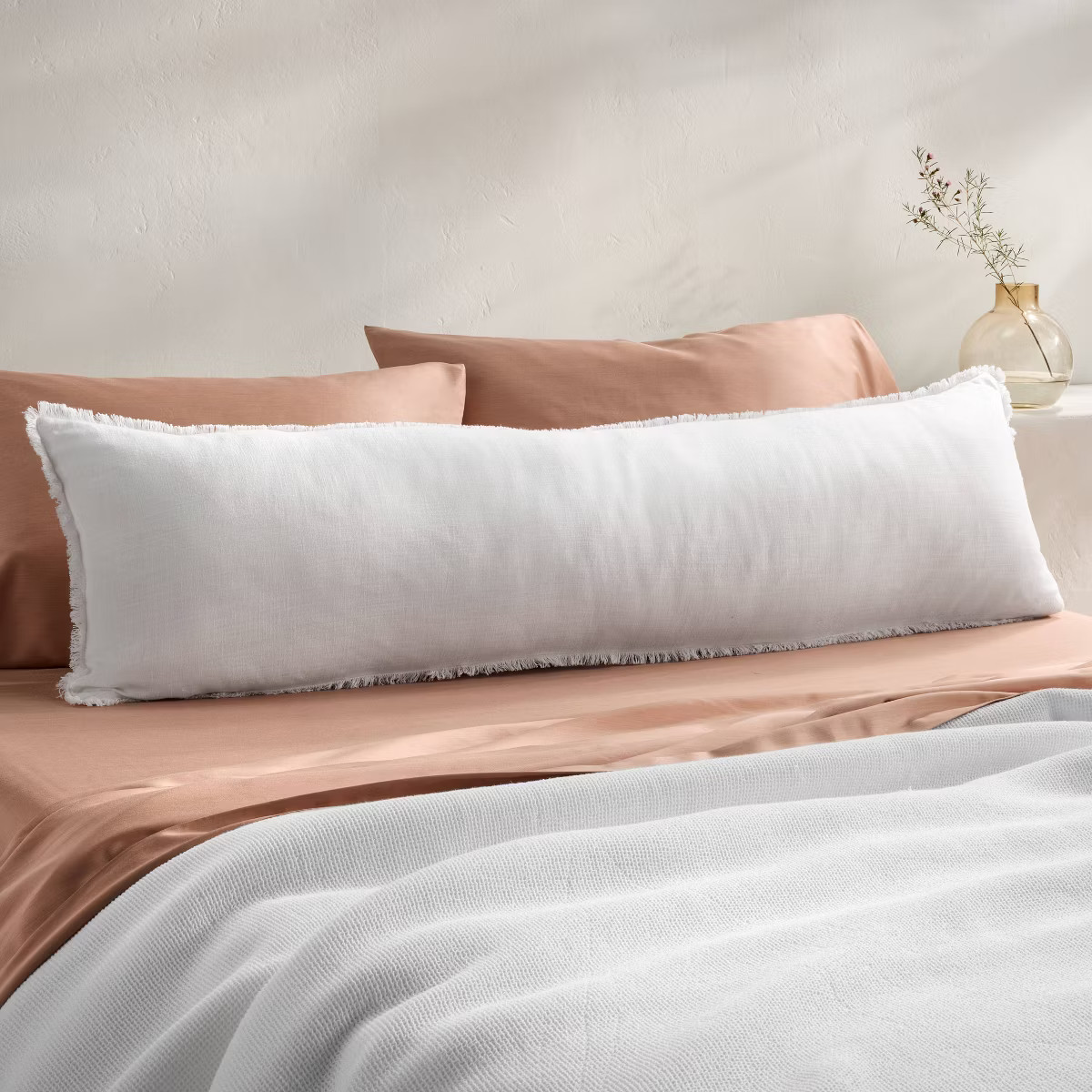 Lumbar Heavyweight Linen Blend Throw Pillow - Casaluna™ | Target