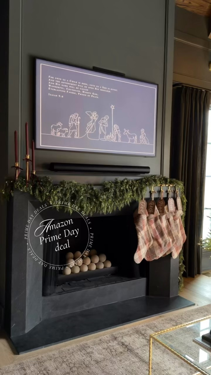 Our Christmas cedar garland is currently on sale for Prime Days & was one of my favorite finds last year!! So thick & love how it drapes- we used it on our mantels, in our kitchens and on our staircase last year! Also linking the command stripes I used to hang it, which made it so so easy to set up!

Christmas decor || Christmas sale || sale alert || amazon prime days || big deal delays || Christmas garland