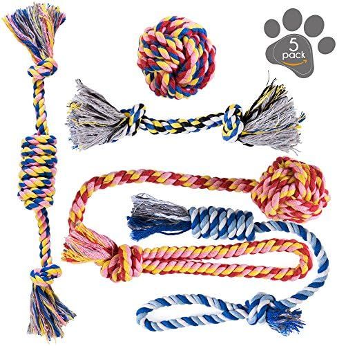 Dog Toys - Dog Chew Toys - Puppy Teething Toys- Puppy Chew Toys - Rope Dog Toy - Puppy Toys - Small  | Amazon (US)