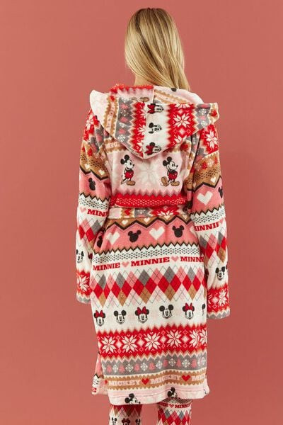 Disney Mickey & Minnie Fair Isle Pajama Robe | Forever 21 | Forever 21 (US)
