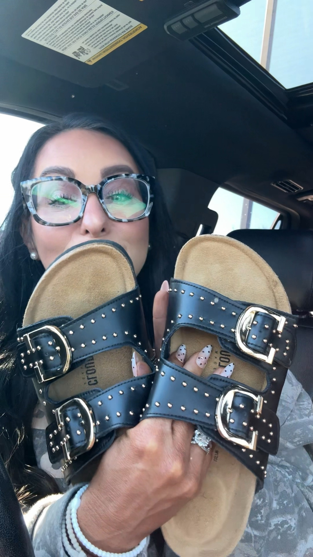 How cute are these gold studded two buckle sandals! And they are so comfortable with the cushion support! These sandals are true to size  

#LTKU #LTKdayinmylife #LTKootd