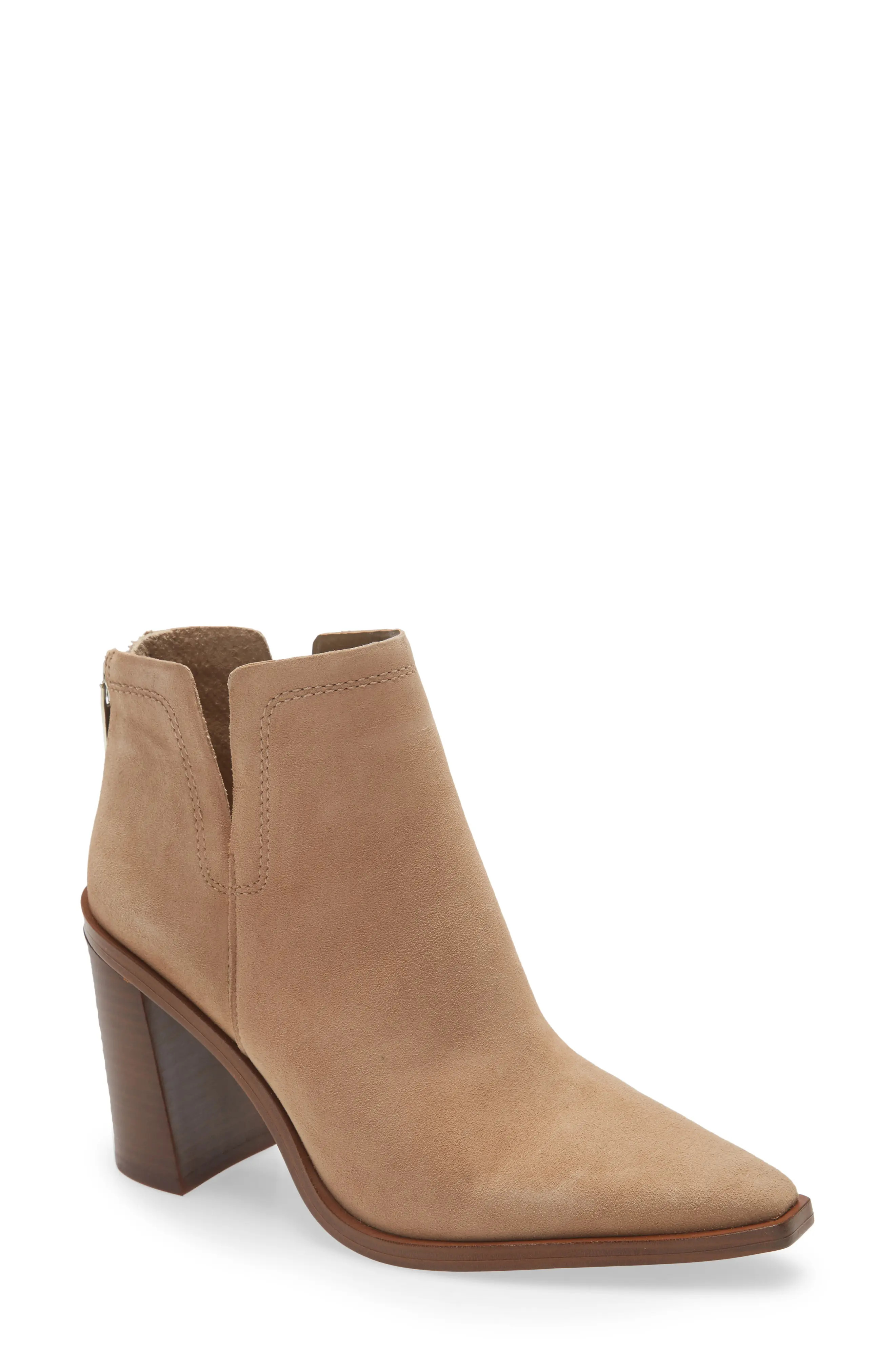 Vince Camuto Welland Bootie in Tortilla Suede at Nordstrom, Size 9 | Nordstrom