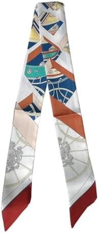 JERLA 100% Mulberry silk Scarf Head Hair Ribbon Handbag Handle wrap Tie Bundle Neckerchief Scarf ... | Amazon (US)