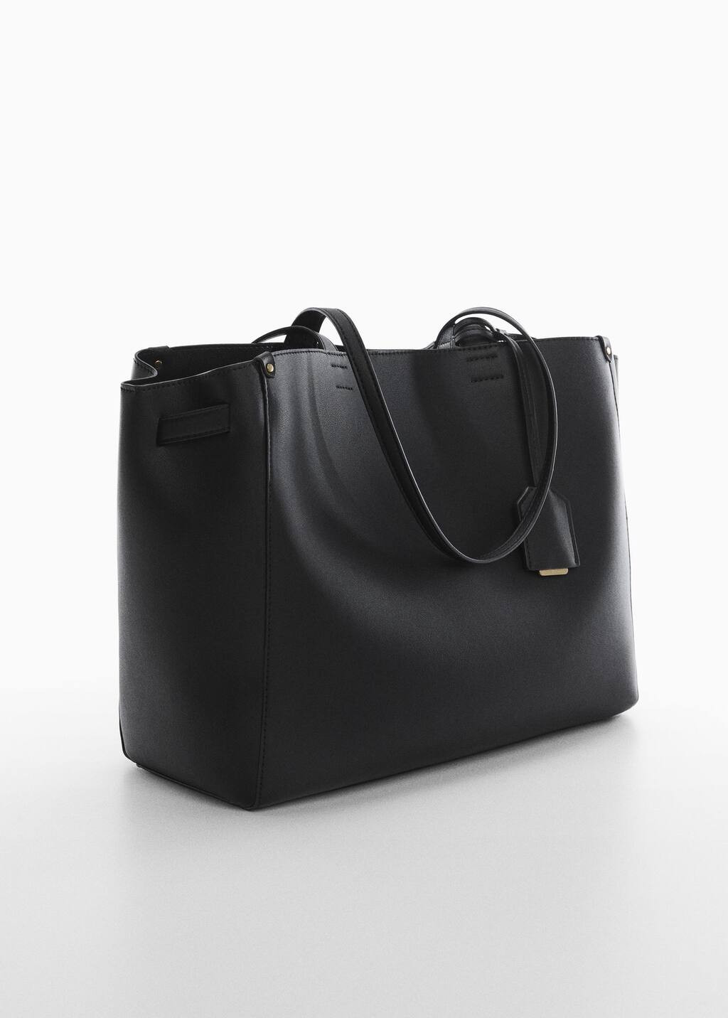 Shopper bag with double handle -  Women | Mango USA | MANGO (US)