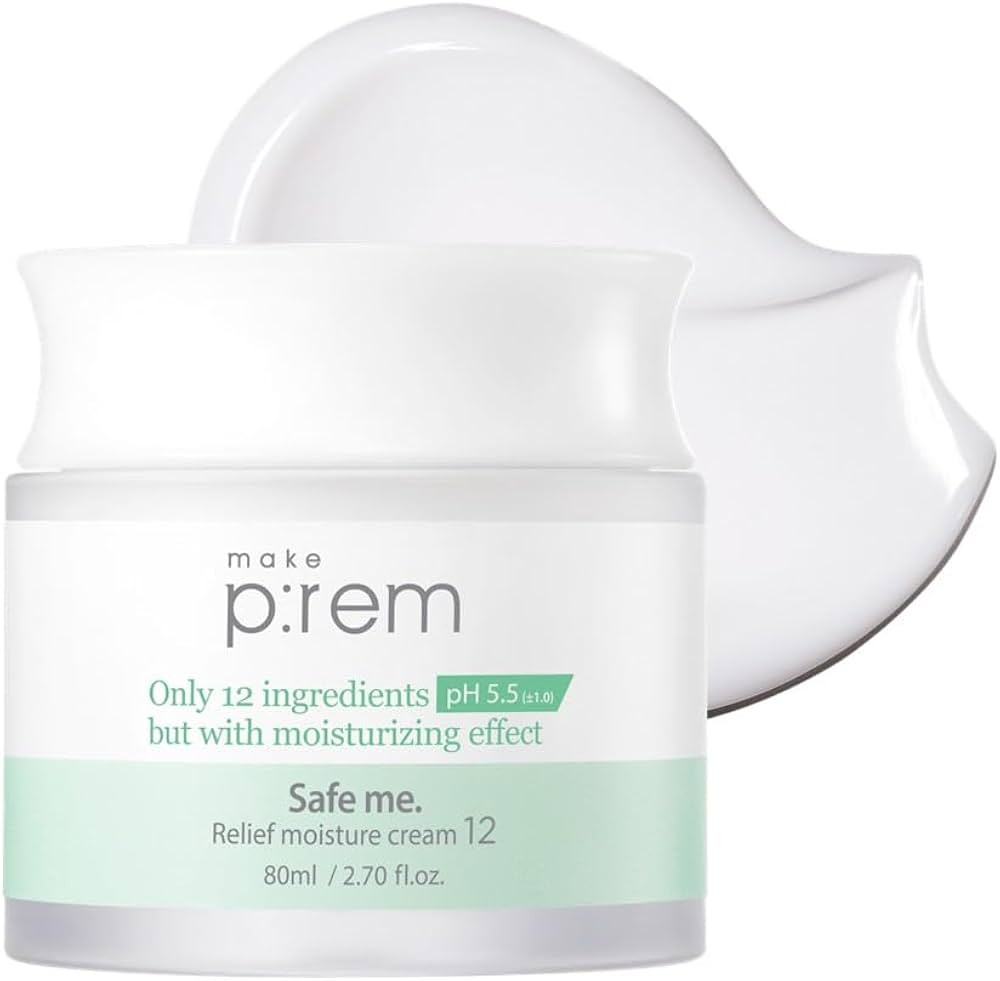 MAKE P:REM Safe Me. Relief Moisture Cream 12, Clinically Proven 48-Hour Hydration, Minimal Ingred... | Amazon (US)