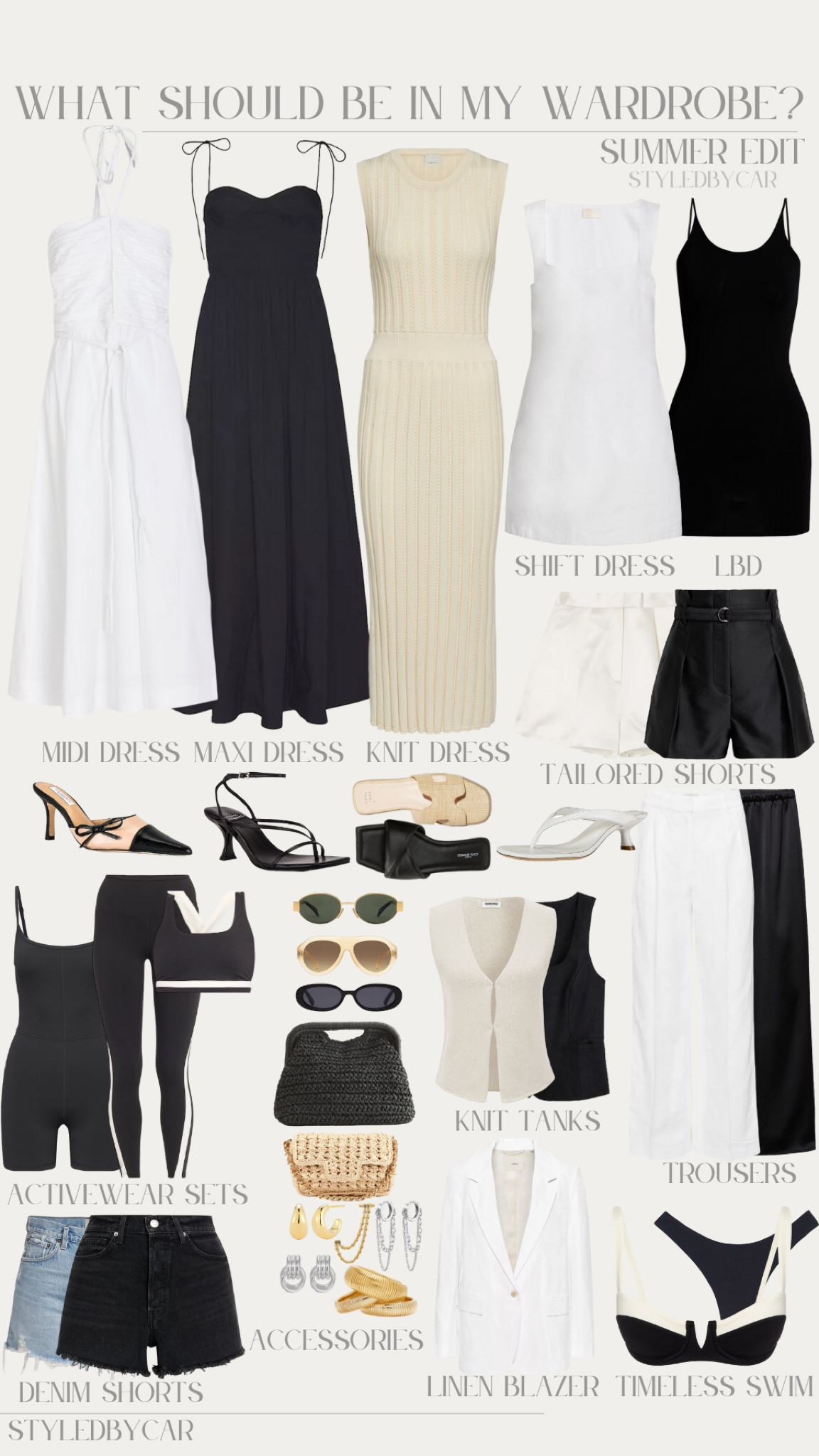 CAPSULE WARDROBE - SPRING & SUMMER EDIT✨🌈💛 •PART 2•

#LTKshoecrush #LTKstyletip #LTKitbag