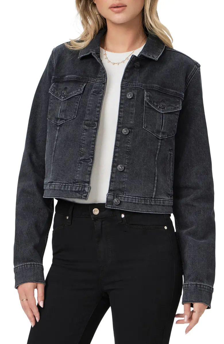 PAIGE Rowan Crop Trucker Jacket | Nordstrom | Nordstrom