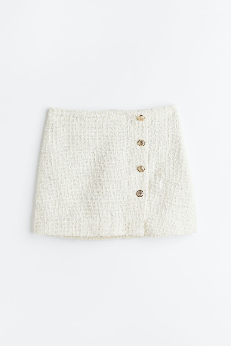 H & M - Mini Skirt - White | H&M (US + CA)