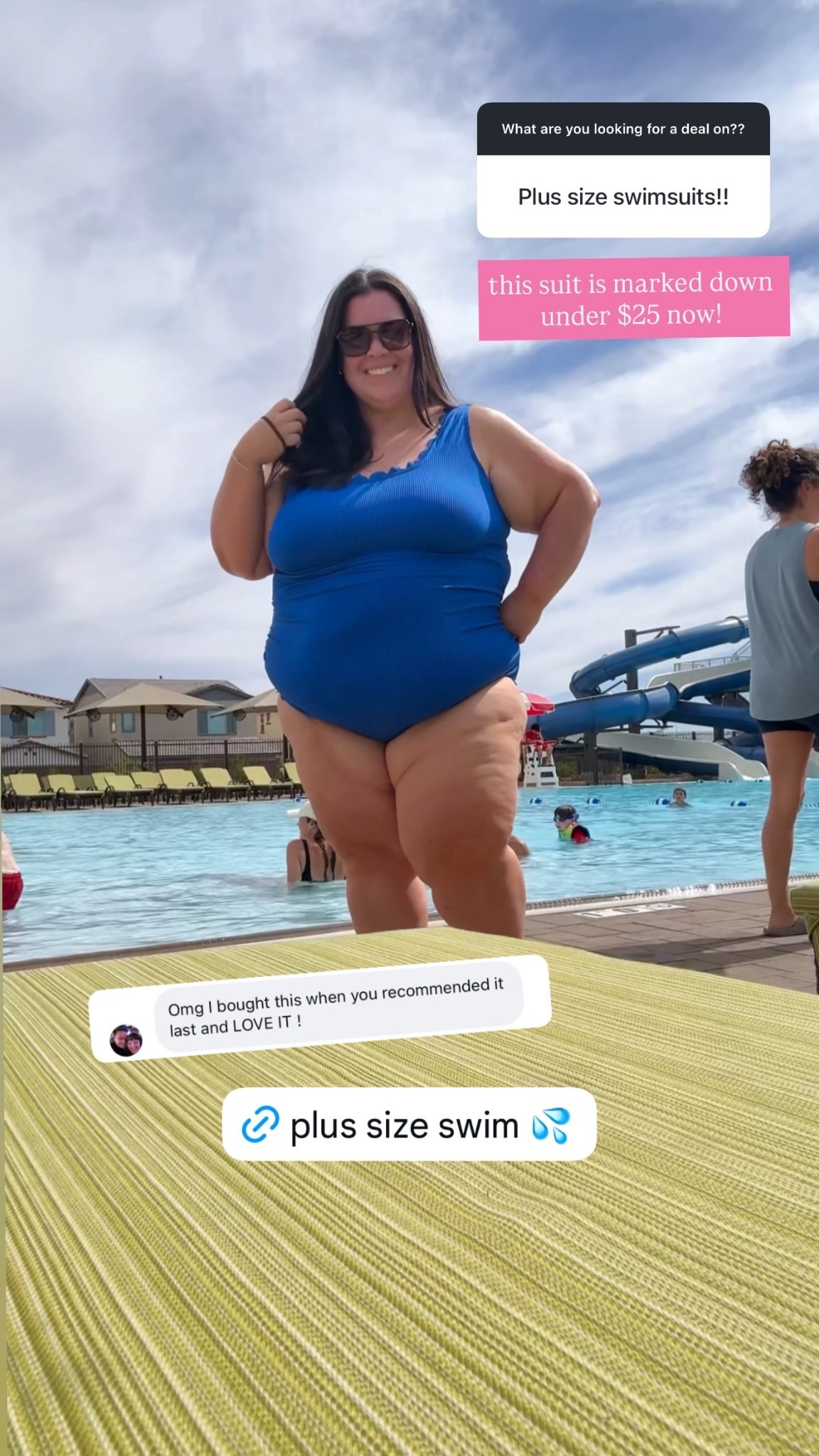 this suit is marked down under $25 now!

#LTKSaleAlert #LTKPlusSize #LTKSwim