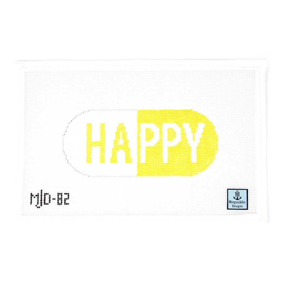 Happy Pill | Greystone Needlepoint