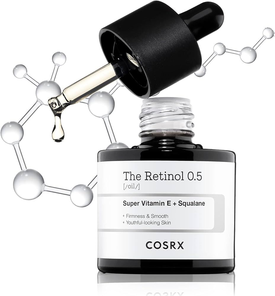 COSRX Retinol 0.5 Oil, Anti-aging Serum with 0.5% Retinoid Treatment for Face, Reduce Wrinkles, F... | Amazon (US)