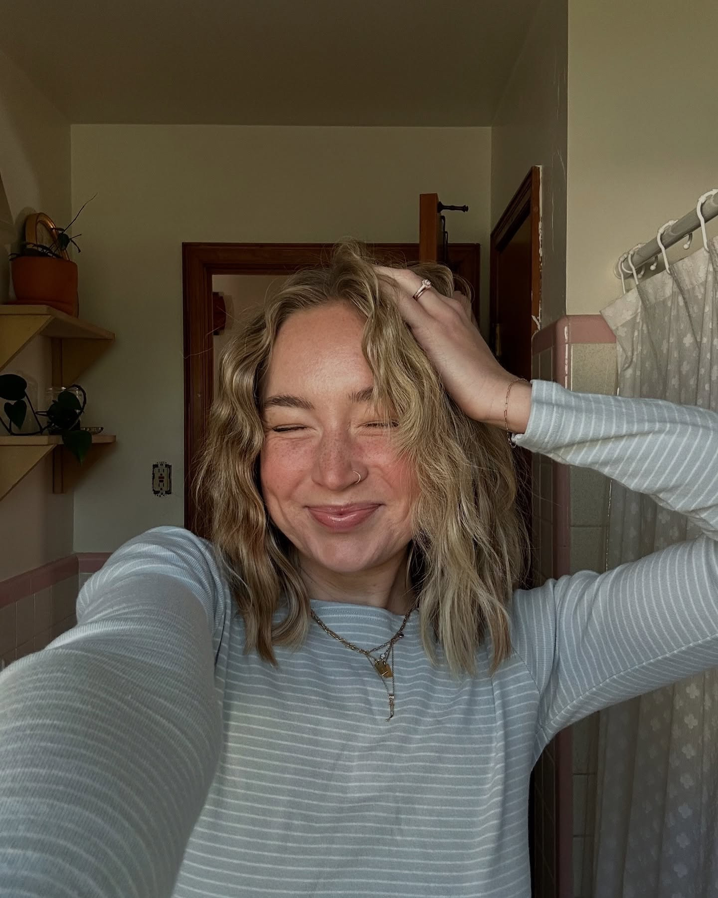 It’s time for a ✨wavy hair routine✨

This is by far my favorite way to style my hair! I’ve been doing it for years at this point and I’ll never go back I fear. 😌🤭🥰 It’s quicker than curling and lasts wayyyy longer for me! As a busy on the go mother of two that is absolutely essential!!! 

Here’s a breakdown of exactly what I do & what products I use!

Photos 1-8:

1) Our finished product!
2) What we’re starting with 💀
3) Going in first with my heat protectant- my fav one by @daehair 🎀 smells SO GOOD
4) Best dry shampoo ever- I douse my hair in this and it adds so much volume + texture!
5) You can see the added volume here!
6) Our beloved @bedheadbytigi waver! I’ve had this for years and love it. Easy to use- add as many waves as you want!
7) Finishing with this @davinesofficial texture spray! Adds more volume and holds the waves so nicely 😌 add hairspray too!
8) Final look all styled and ready to go 🫶🏼

All products are linked on my ShopMy in my bio! 🤍🤍🤍

#hairstyles #wavyhairlook #beachhair

#LTKgrwm #LTKBeauty #LTKmorningroutine