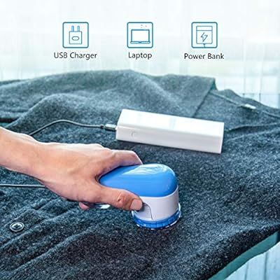 AW Union Fabric Shaver Lint Remover, USB Powered Corded Electric Sweater Shaver, Efficiently Remo... | Amazon (US)