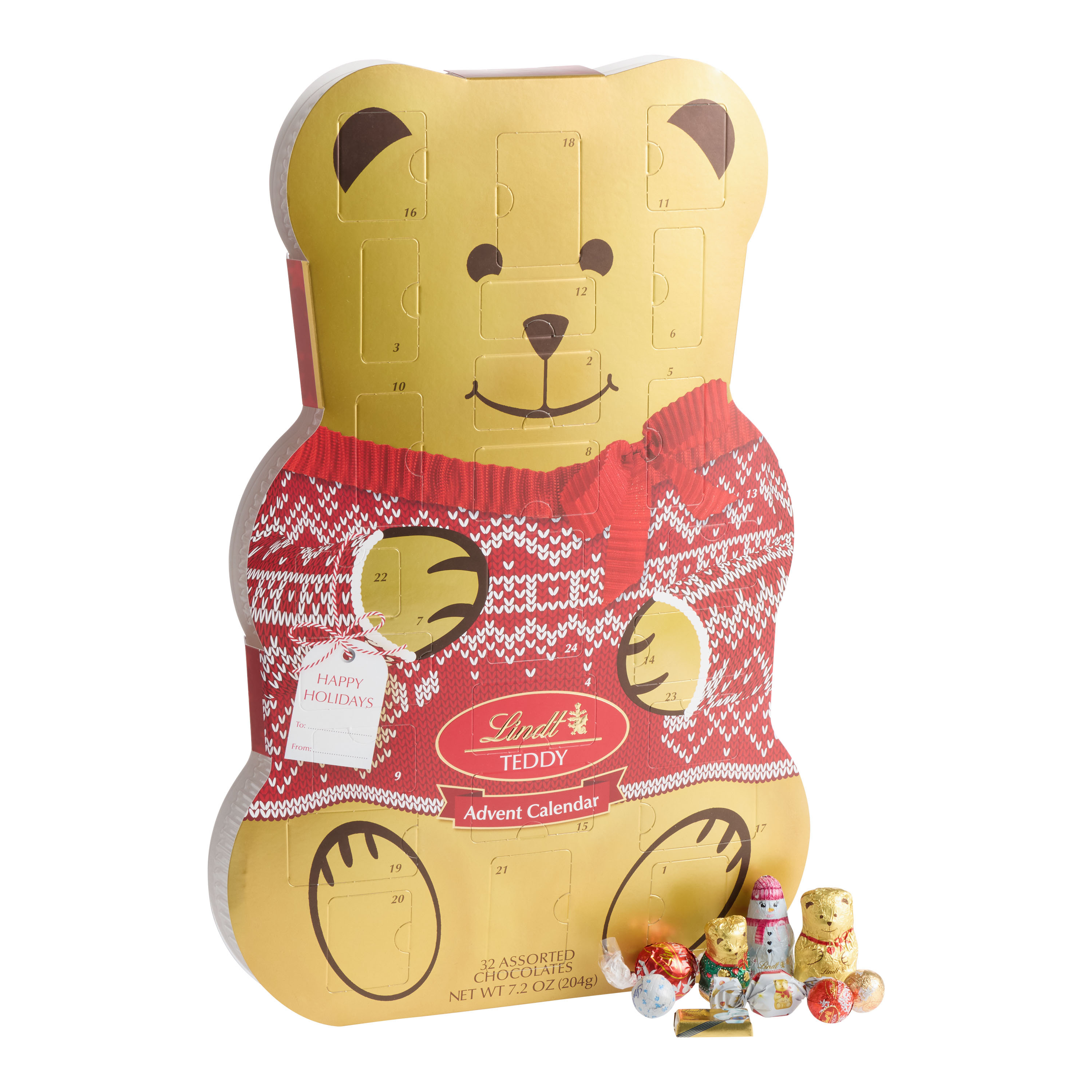 Lindt Teddy Bear Milk Chocolate Advent Calendar | World Market