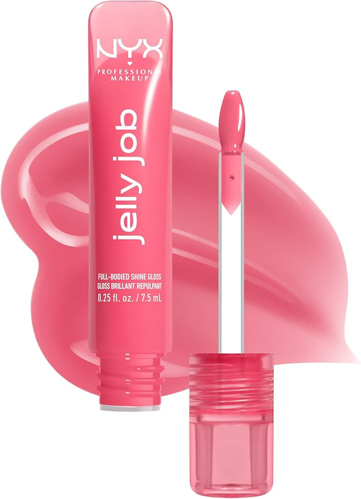 Amazon.com : NYX PROFESSIONAL MAKEUP Jelly Job Lip Gloss, Lip Tint Gloss with Full-Bodied, Smooth... | Amazon (US)