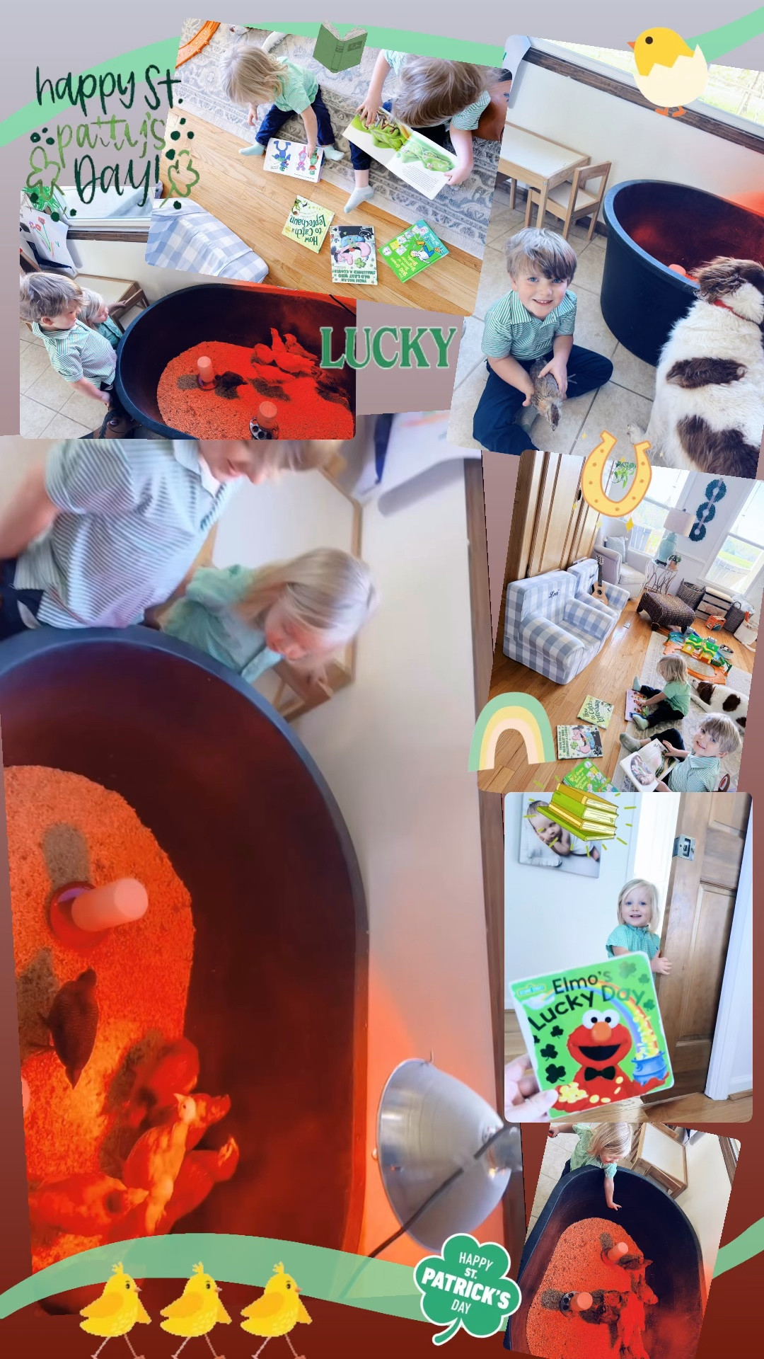 I sure am one lucky 🍀 mama 💚