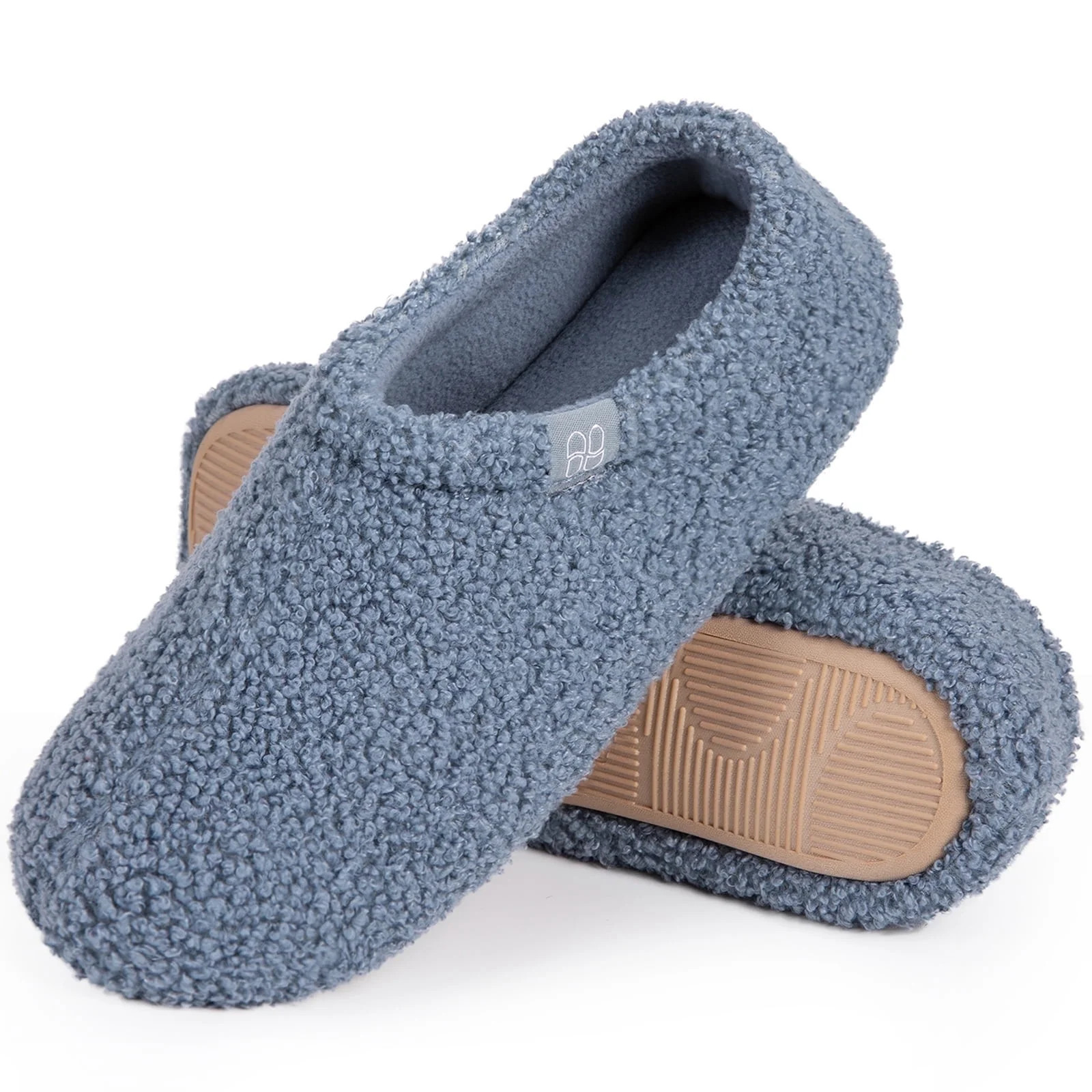 HomeTop Women's Cozy Memory Foam Loafer Slippers Indoor Outdoor | Walmart (US)